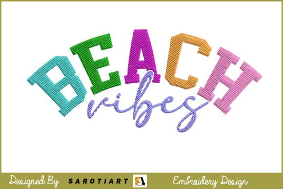 Beach Vibes Summer Embroidery Design Review