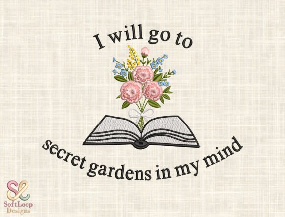 Book Flowers Embroidery Design: A Dreamy Touch for Boutique Apparel