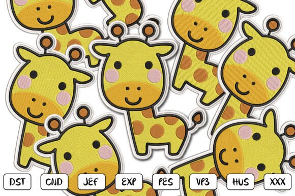 Cute Giraffe Patch Embroidery Design Review