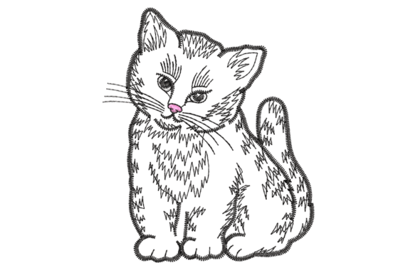 Cute Little Kitten Machine Embroidery Design Review