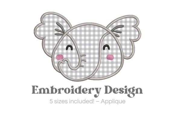 Elephant Applique Embroidery: A Charming Addition for Craft Fair Creations