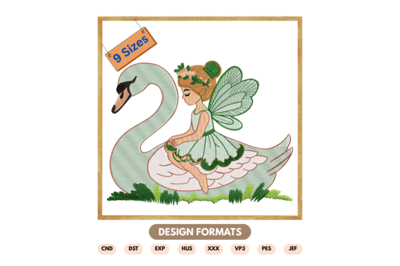 Fairy Embroidery Design: A Dreamy Touch for Boutique Sweatshirts