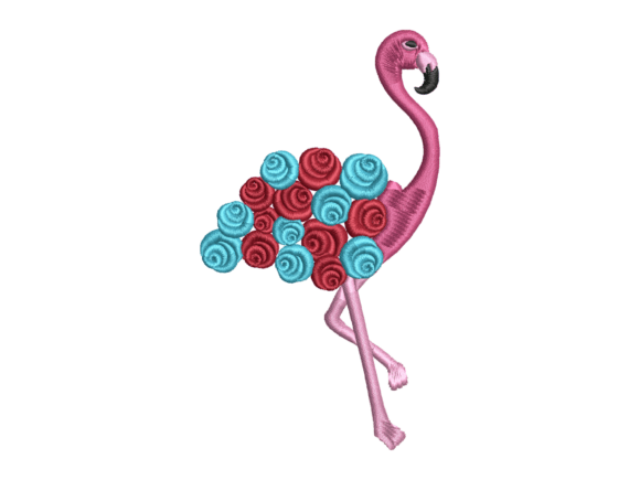 Floral Flamingo Embroidery Design Review