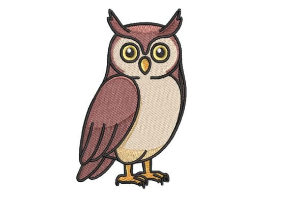Forest Owl Embroidery: A Woodland-Inspired Design for Etsy Sellers