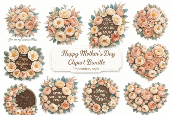 Mother's Day Embroidery Design Set Review