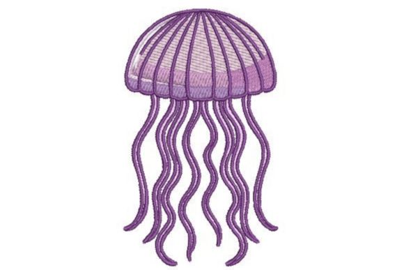 Purple Jellyfish Embroidery: A Seasonal Design Review