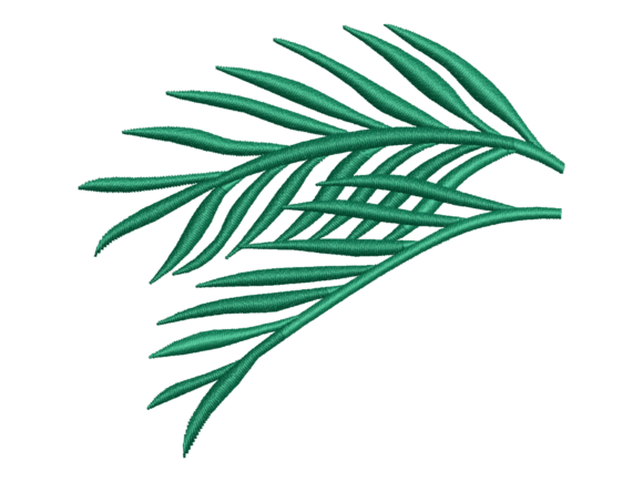 Tropical Palm Leaf Embroidery Review for Boutique Apparel