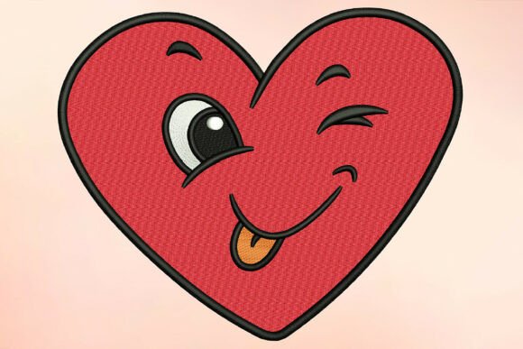 Winking Heart Embroidery Design: A Designer’s Honest Review for Boutique Sweatshirt Projects